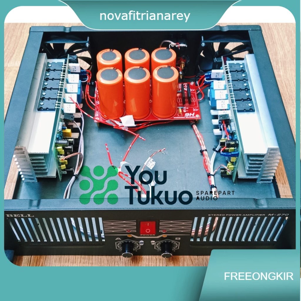Power Amplifier Rakitan Tanpa Travo Dengan Poteck