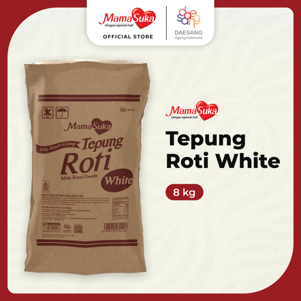 

MamaSuka - Tepung Roti White 8 Kg