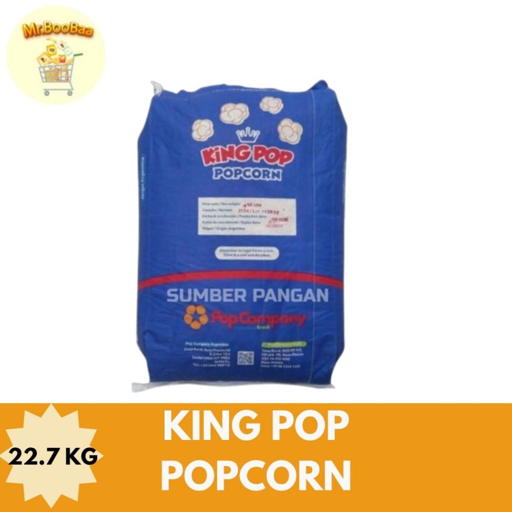 

POPCRON BENIH JAGUNG KING POPCORN 23KG/ JAGUNG MENTAH POPCORN