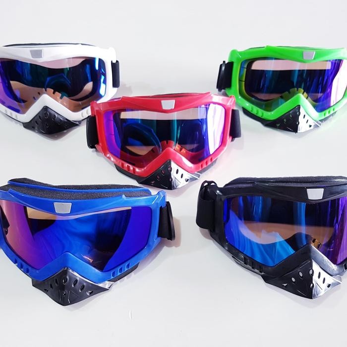 KACAMATA CROS-KACAMATA GOOGLE-KACAMATA MOTOR - Hitam