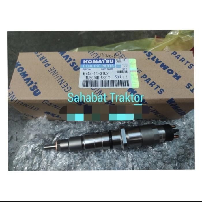 Fuel injector assy Komatsu PC300-8 0445120236 6745-11-3102