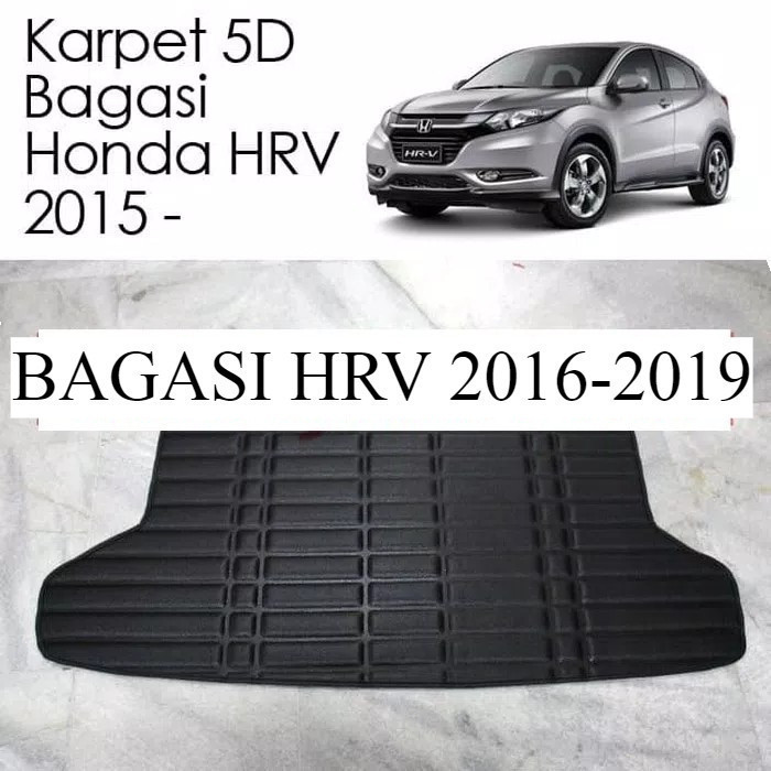 Karpet Mobil 5D Honda HRV Bagasi Belakang