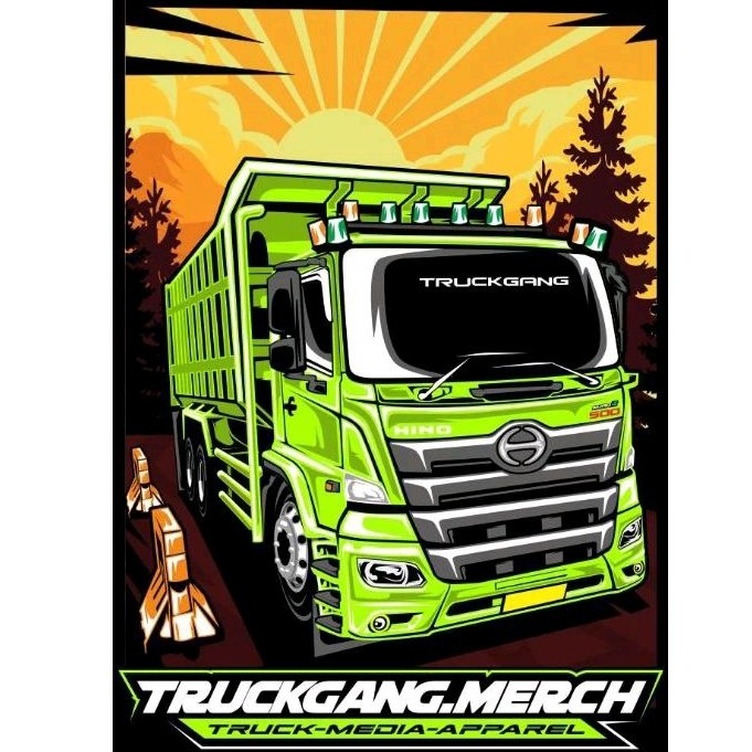 Truckgang Original Kaos T-shirt New Tg.Hino