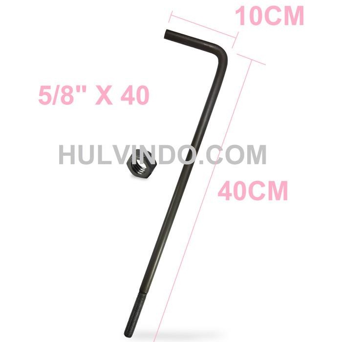 ANGKUR L BESI BETON 5/8 X 40