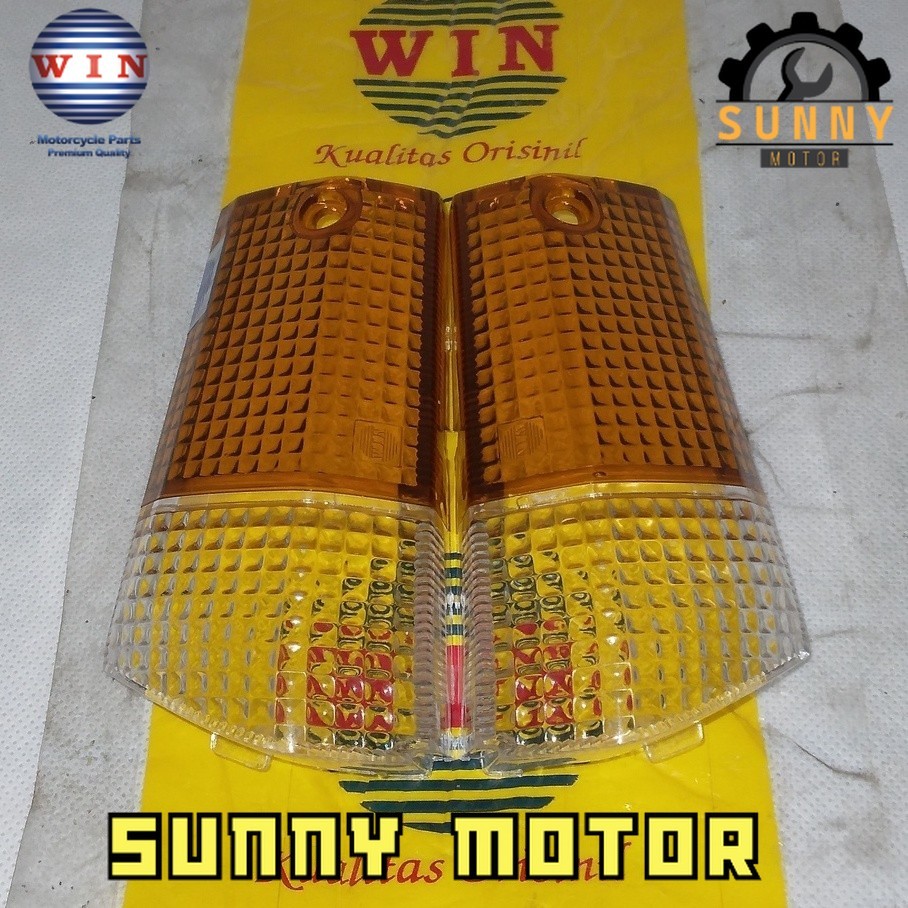 Mika Lampu Sen Depan Astrea Prima 1989 1990 1991 WIN | kaca riting sein depan kanan kiri motor honda