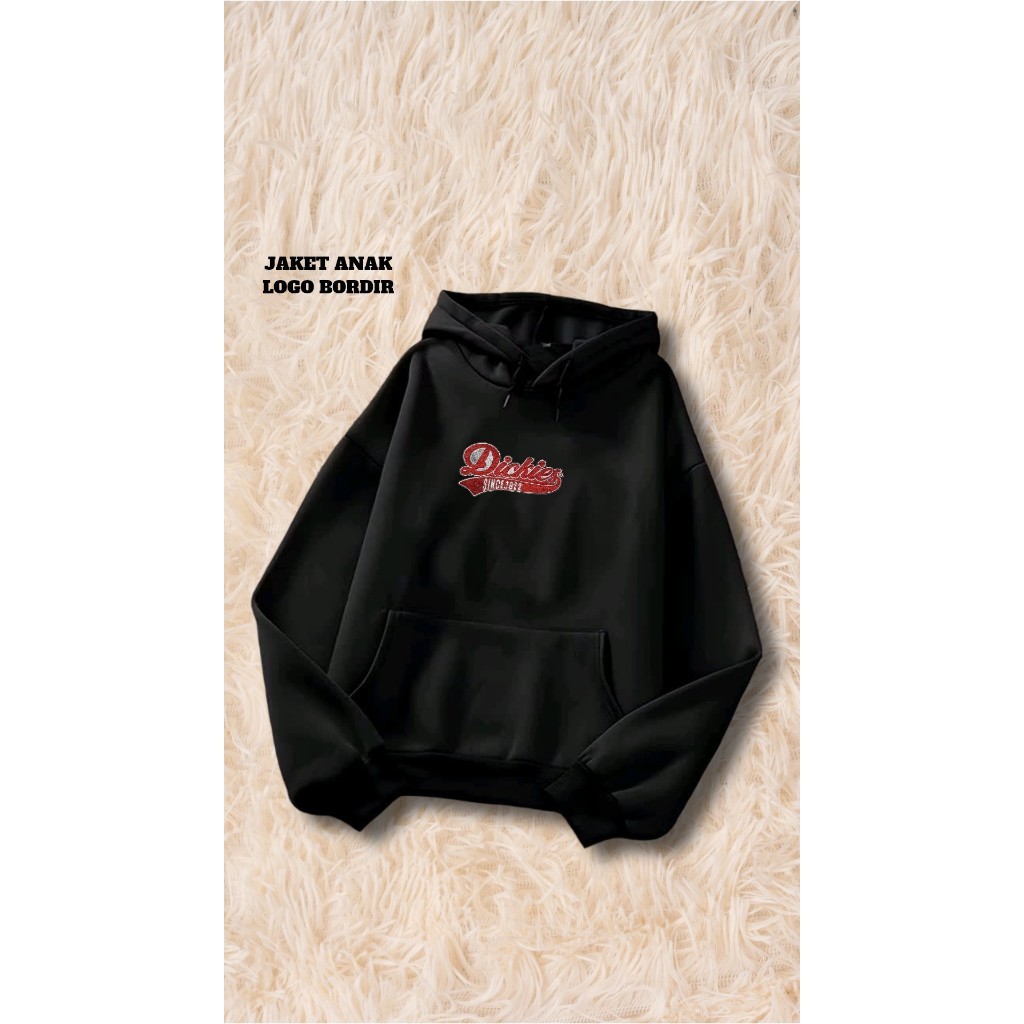Hoodie Anak Laki Laki Perempuan Full Bordir / Hoodie Anak Usia 2-12 Tahun / Jaket Anak Laki Laki