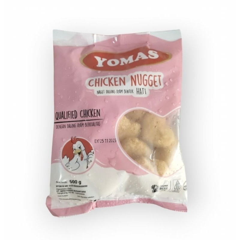 

yomas chicken nugget 500g