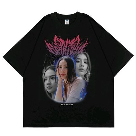 (TOP) T-SHIRT | KAOS OVERSIZE | ANYA GREALDINE  | BILLIONSTARS | METAL SERIES
