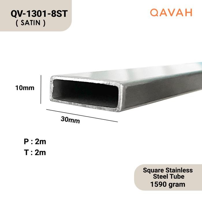 

Square Stainless Steel Tube For Sliding Door Shower Door Hardware - SatinSale