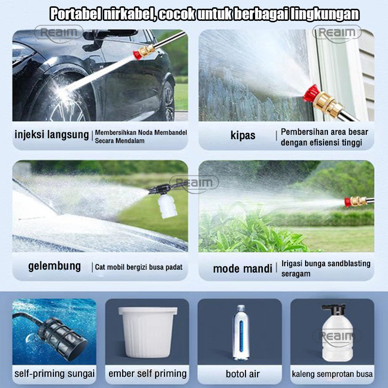 Mesin Cuci Steam 788V 150Bar 600W - High Pressure Washer - Pembersih Mobil/Motor - Portable & Hemat 