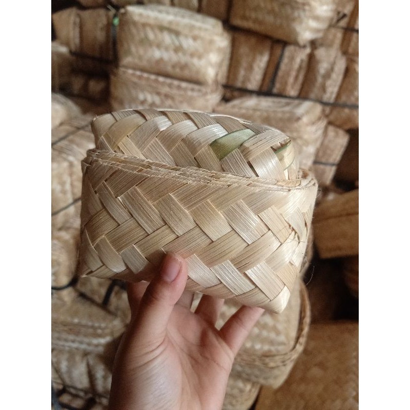 Sepasang Besek Bambu 12X12 Besek Piti Besek Mini Besek Souvernir | Kerajinan Besek Bambu Buatan Tang
