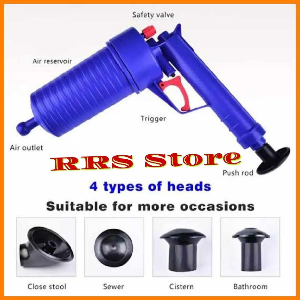 Pompa Vacum Sedot WC Alat Wastafel Mampet lubang pipa saluran air WC wastafel mampet buntu serbaguna