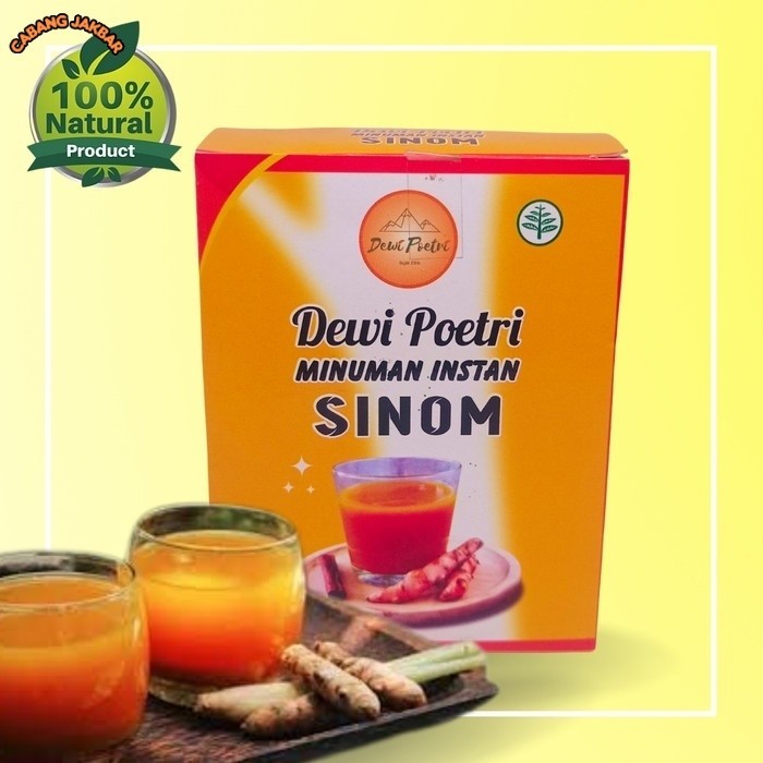 

Minuman Instan Serbuk Kunyit Gula Asam Sinom Dewi Poetri