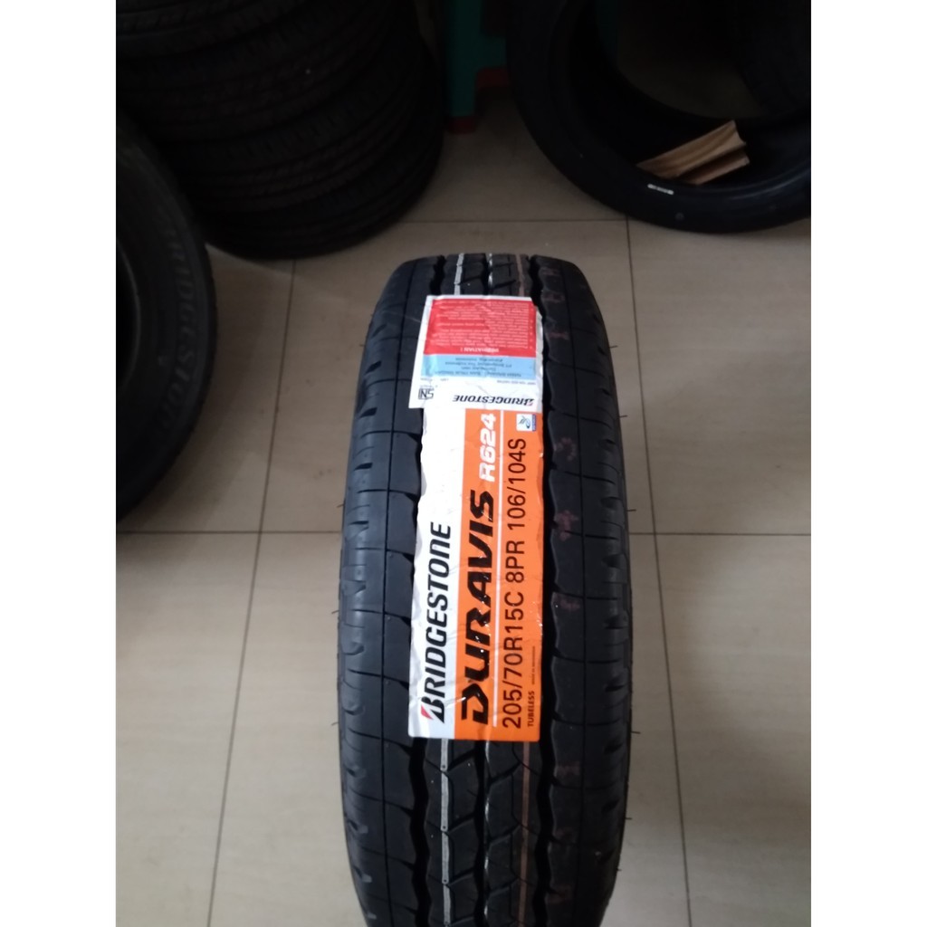 205/70 R15 Bridgestone Duravis - Ban Mobil Hilux Single Cabin