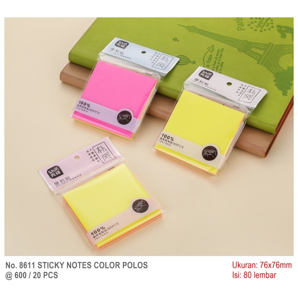 

RGT - 1 Pax Stick Note / Memo Sticky Note / SN - 8611