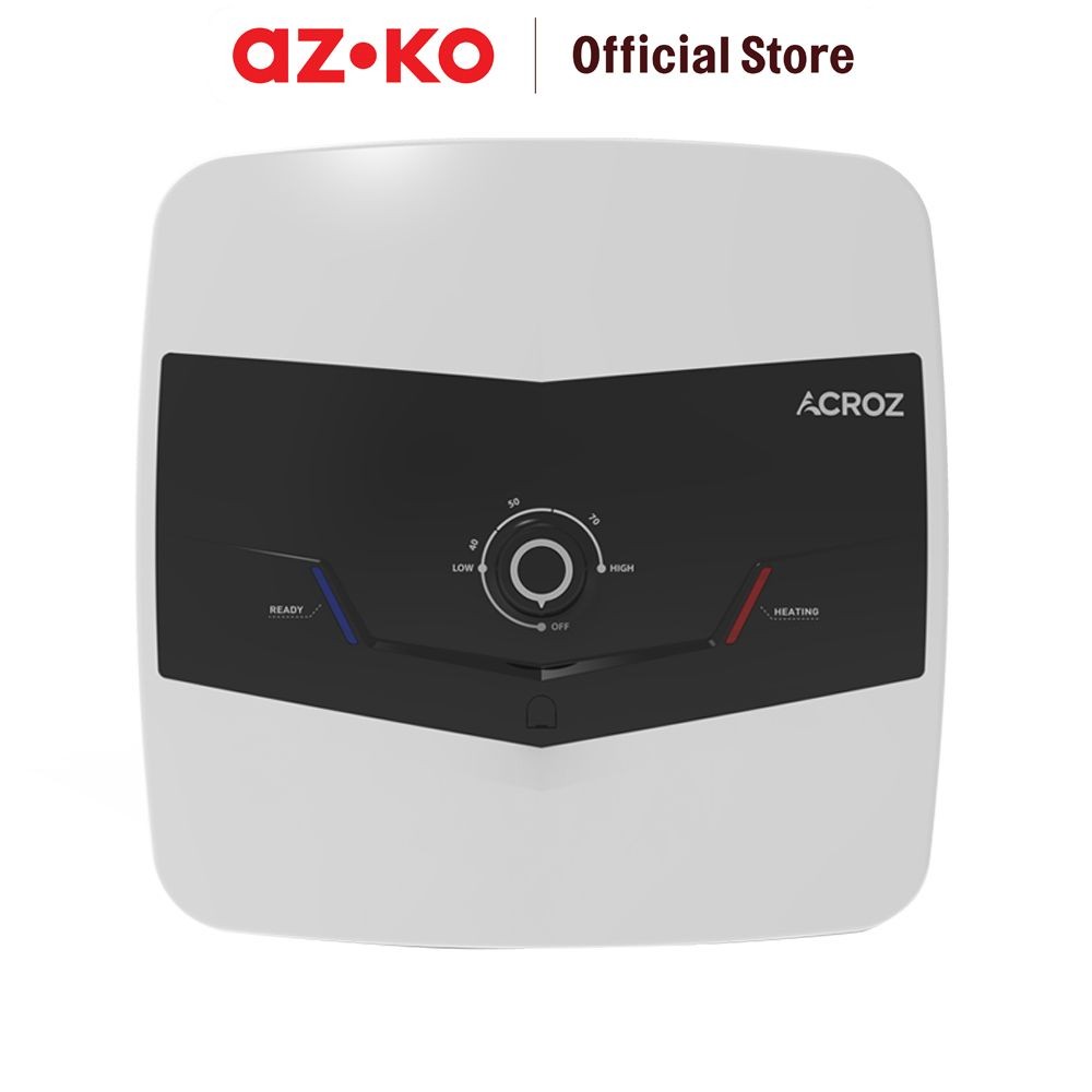 AZKO Acroz Water Heater Listrik - Putih Water Heater Aksesori Kamar Mandi Alat Pemanas Air Mandi