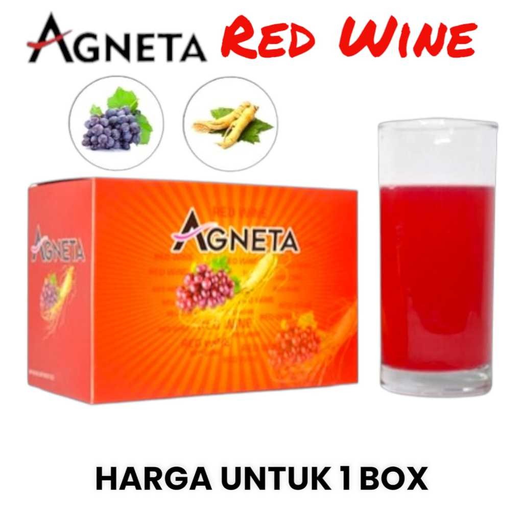 

AGNETA RED WIN 1 BOX ISI 20 SACHET ORIGINAL MINUMAN SERBUK RASA BUAH ANGGUR