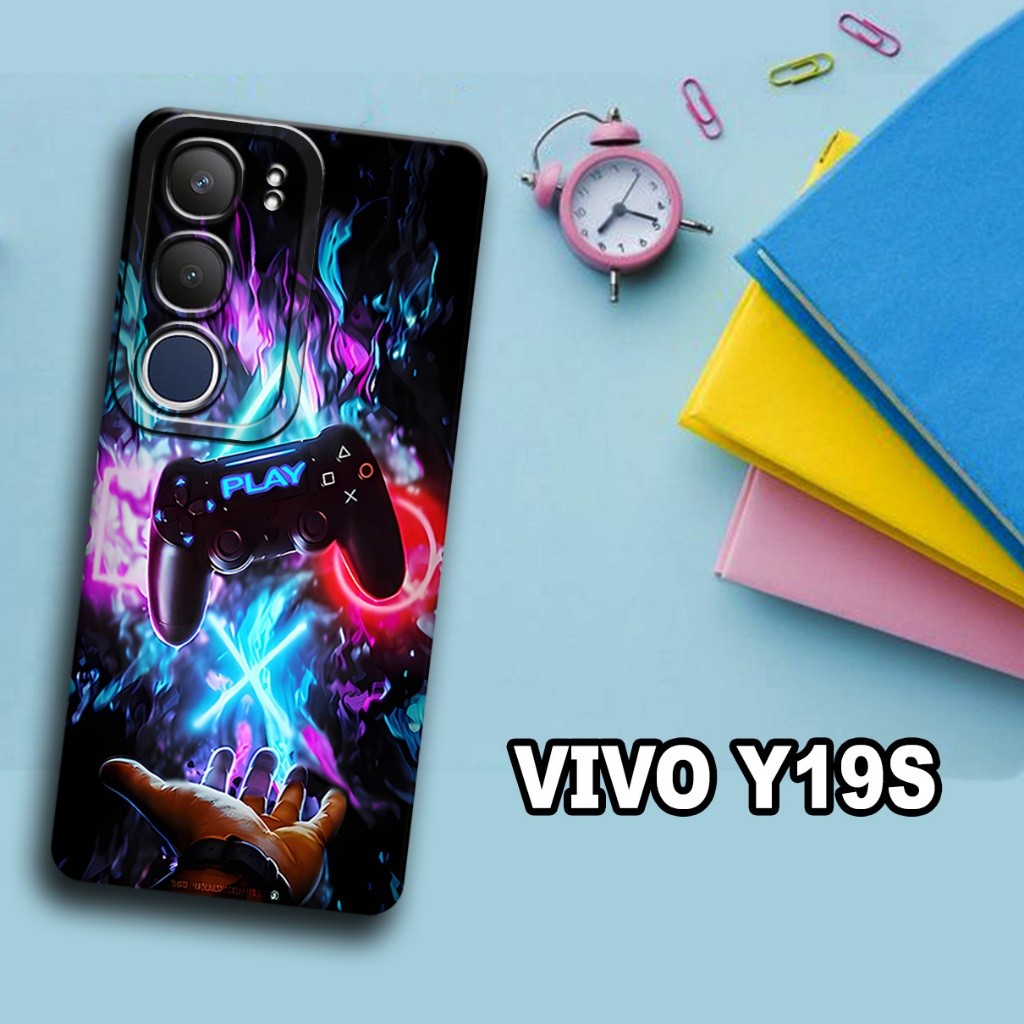 CC19/ Softcase karet lentur untuk vivo y19s/Motif cowok/case vivo y19s/kesing vivo y19s/silicon vivo