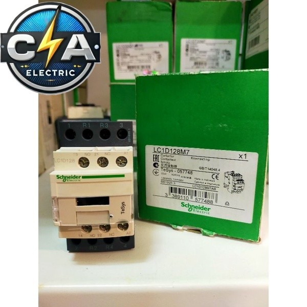 LC1D128M7 SCHNEIDER KONTAKTOR 4POLE 25A