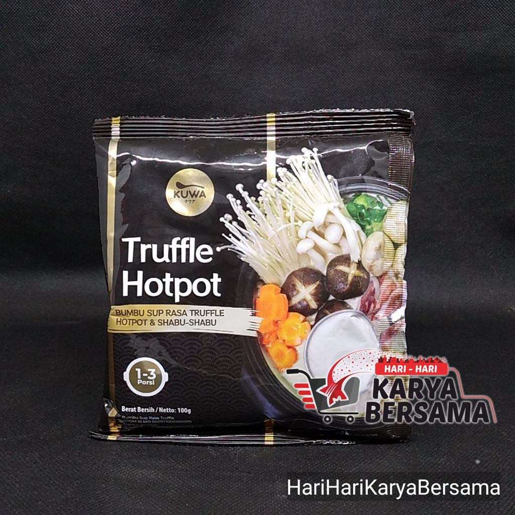 

BUMBU MASAK SUP KUWA TRUFFLE HOTPOT SHABU SHABU RASA TRUFFLE 100GR