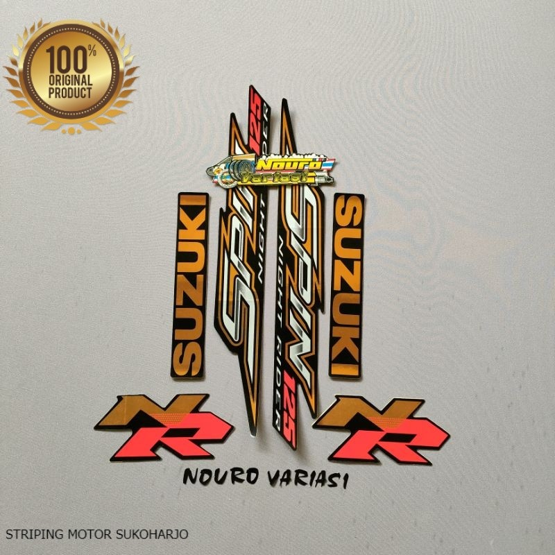 (ORI) Striping Suzuki spin nr 125 Kualitas original pabrik