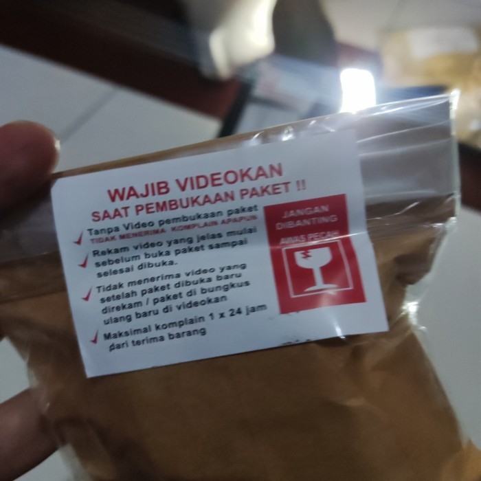 

SB99 label sticker stiker video unboxing paket segel buat toko online2000pc