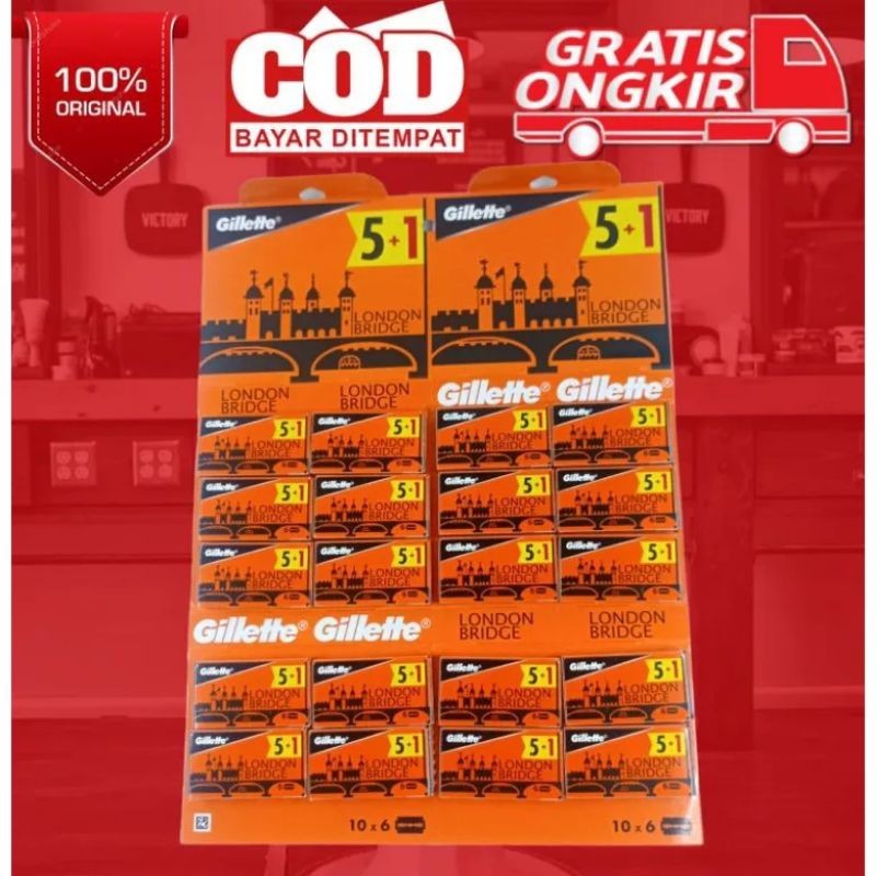 SILET LONDON BRIDGE BOX OREN ISI 100 PCS SILET