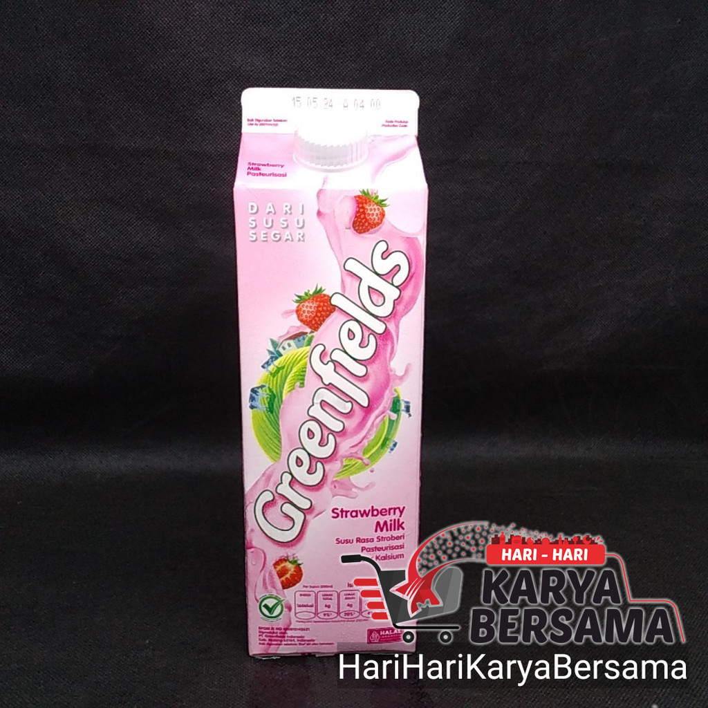 

GREENFIELDS GREEN FIELDS FRESH MILK PASTEURISASI STRAWBERRY 950ML