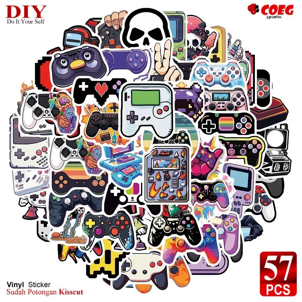 

57PCS Stiker Video Game Kartun Cool CG112 - Grafiti Vintage Lucu untuk DIY, Aksesoris, dan Hadiah Anak
