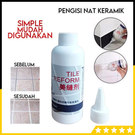 Pengisi Nat Celah Keramik Lantai Kamar Mandi Anti Bocor Tile Reform Waterproof