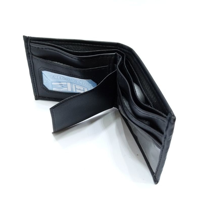 Promo DOMPET PRIA KULIT SINTETIS LIPAT MURAH / DOMPET PRIA KECIL SIMPEL TIPIS PANJANG By Rumah Tas F