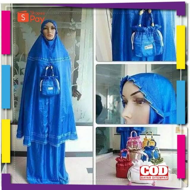 [PREMIUM ORIGINAL] Mukena dewasa parasut Loufie Original