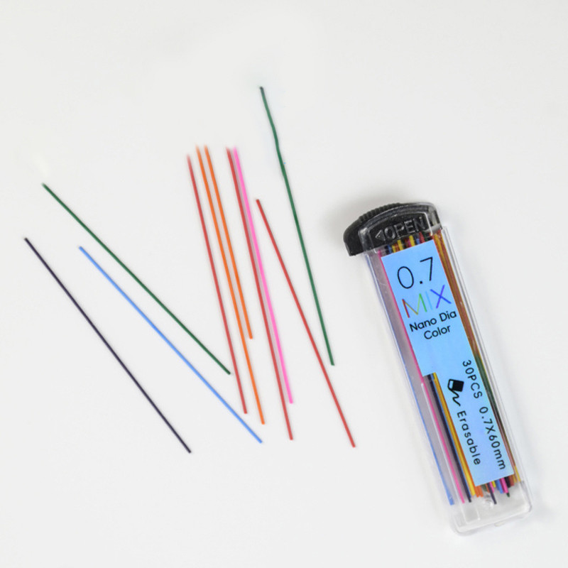 

Multi-color Mechanical Pencil Lead 0.7mm Colorful Pencil Lead Automatic Pencil Lead Refill School Art Sketch Drawing Supplies