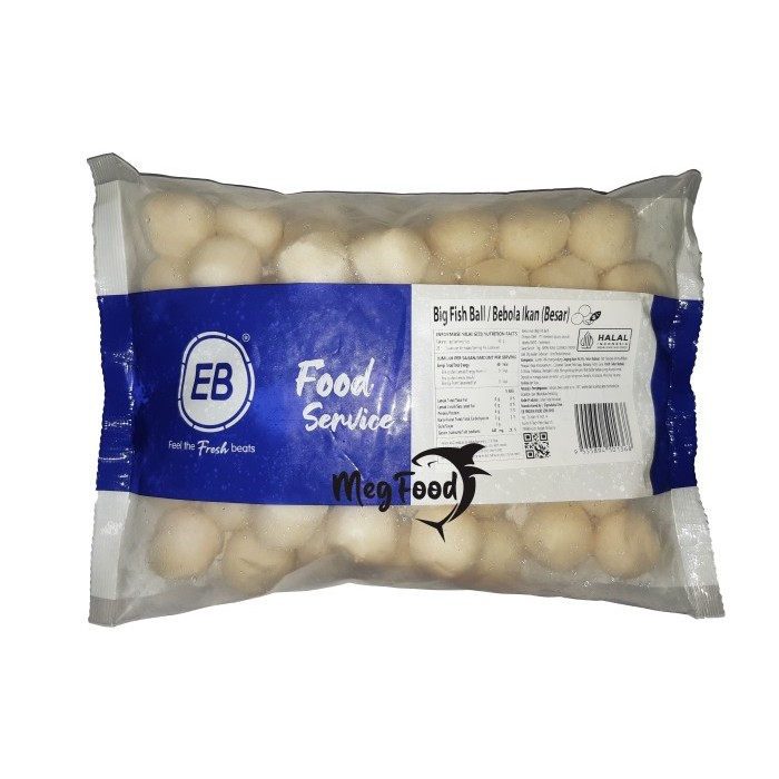 

EB Big Fish Ball Bakso Ikan Besar | Bebola Ikan Besar 1 Kg