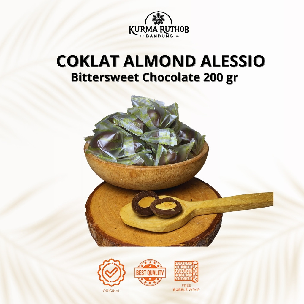 

COKELAT ALMOND ALLESSIO PREMIUM KEMASAN 200GR