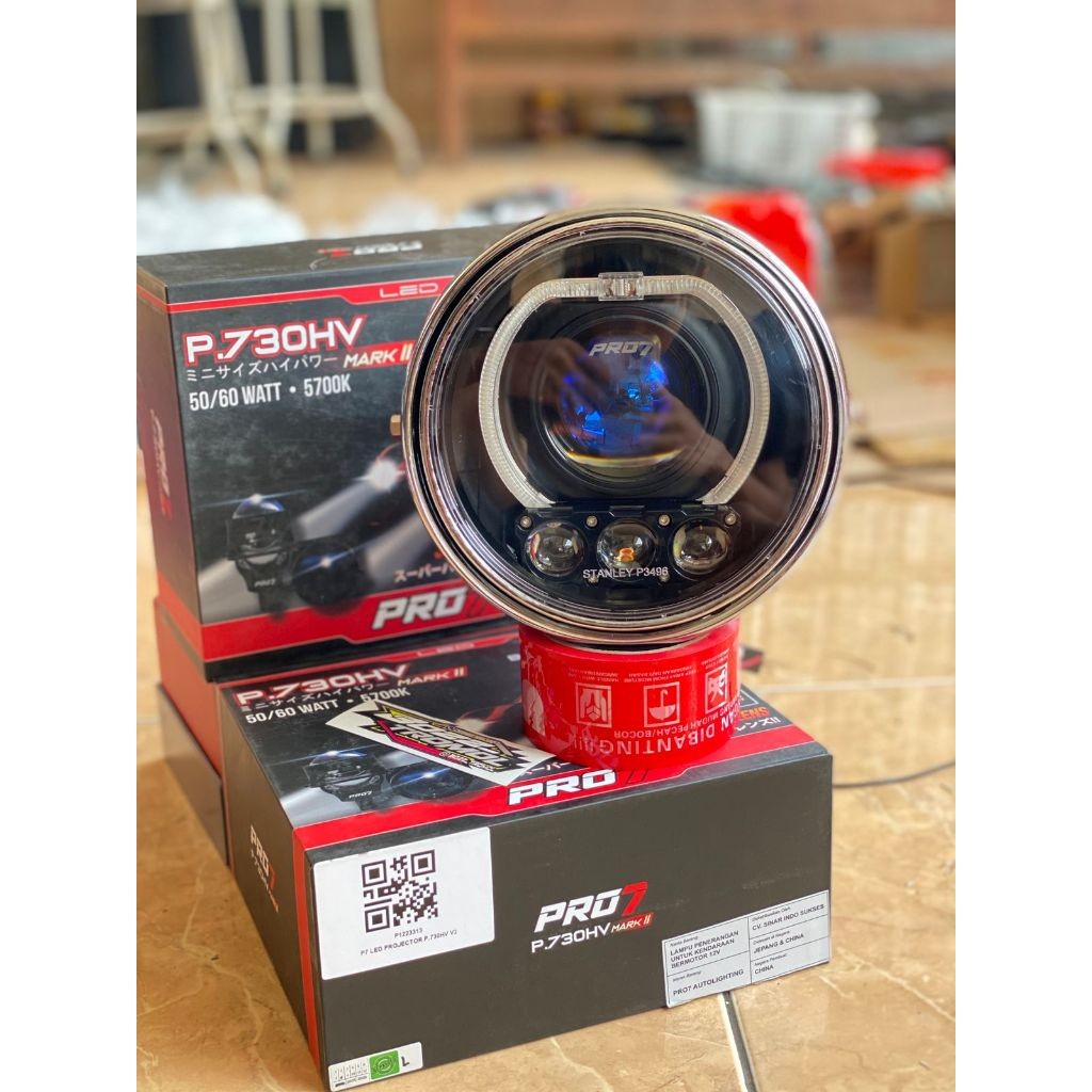 lampu ninja SS set reflektor biled PRO7 P730HV P725BL P750LX P750XS MAX batok lampu ninja ss set ref