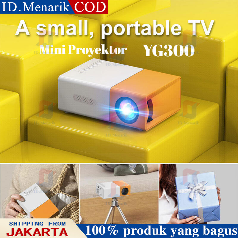 Proyektor mini YG300 Portable Led mini Proyektor hp mini Home Theater HDMI mini Proyektor Proyektor 