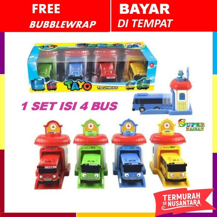 mainan mobil bus bis anak tayo mainan anak laki laki 1 2 3 4 5 6 tahun