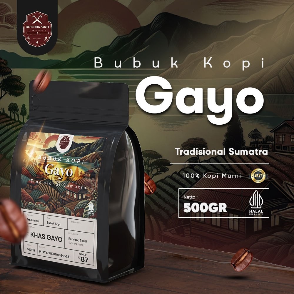 

Kopi Gayo Bubuk Robusta Mix Aroma & Rasa Autentik