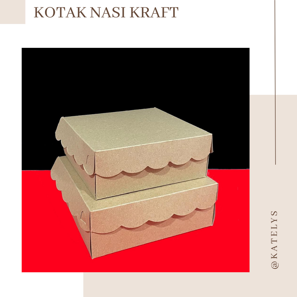 Kotak Nasi Kraft | Box Nasi Kraft | Box | Dus Nasi Box