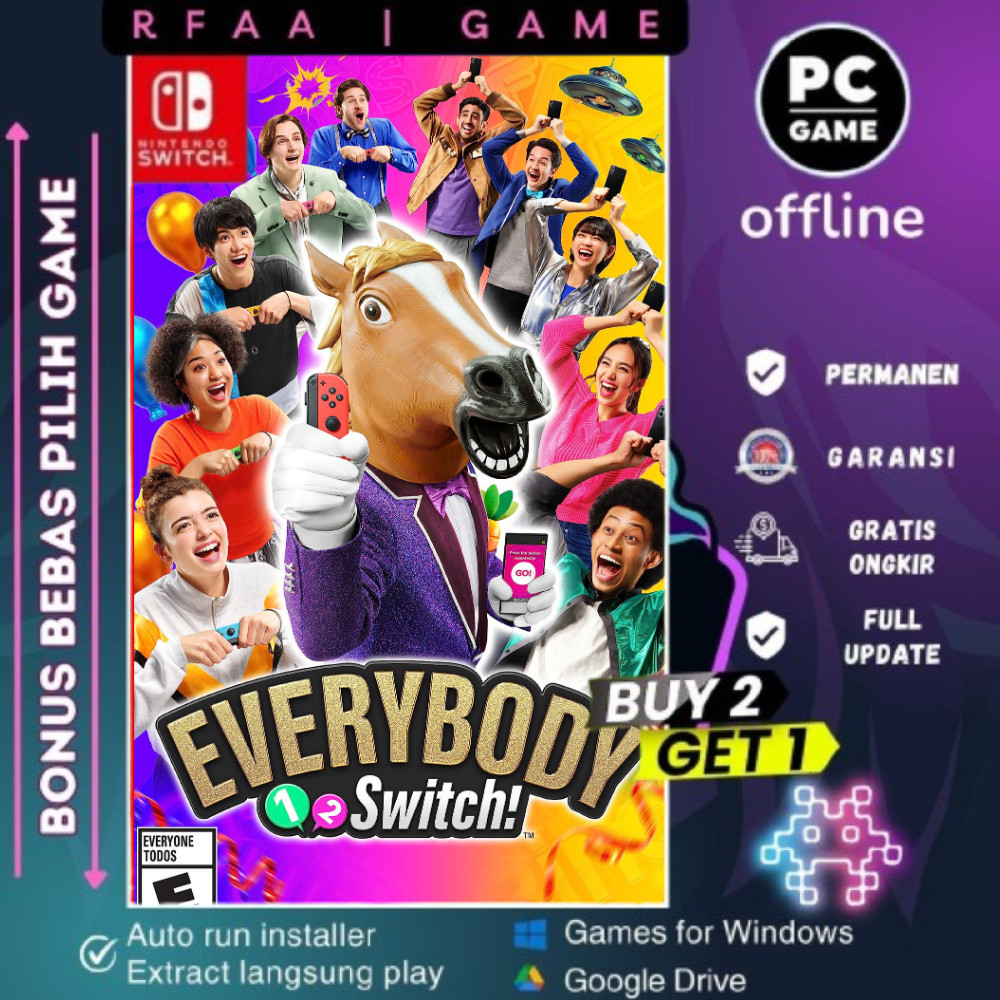 EVERYBODY 1 - 2 SWITCH | FORMAT XCI NSP NSZ | GAME GAME PC EMULATOR - LAPTOP - ANDROID