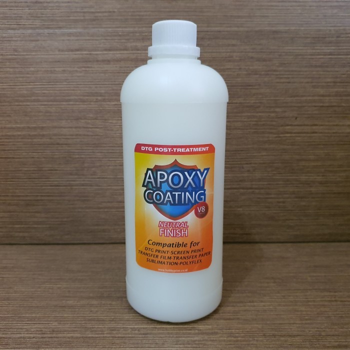 Apoxy Apoxi Epoxy Epoxi Printer DTG 1Ltr PostTreatment Penguat Sablon