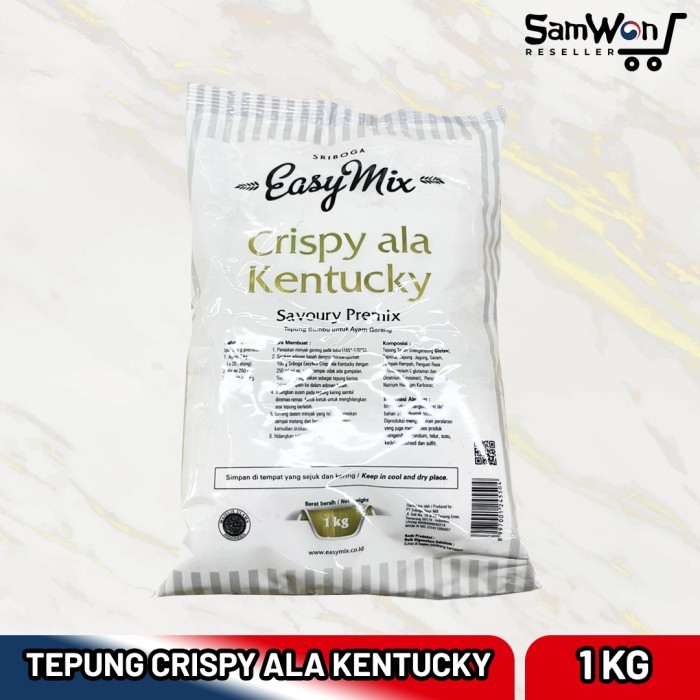 

[0k_market1] Sriboga Easymix Crispy Ala Kentucky 1kg - Tepung Ayam Goreng