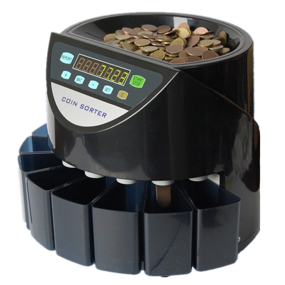 Japanese/Eur/Thailand/Singapore/Philippines/Malaysia Coin Sorter Coin Counting Classification Money 