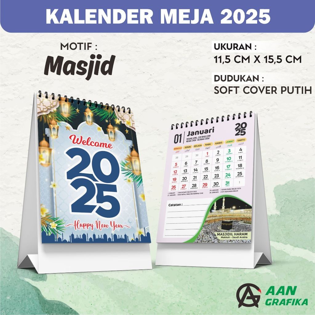 

KALENDER 2025 Aestethic Cute Murah - Kode : TY - Masjid