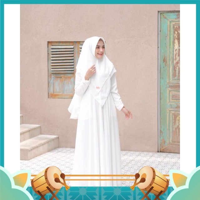 Promo Murah Fashion Idul Fitri Ied Lebaran /Busana Muslim Wanita Terbaru/Gamis Polos/Mayra SIZE M-L-