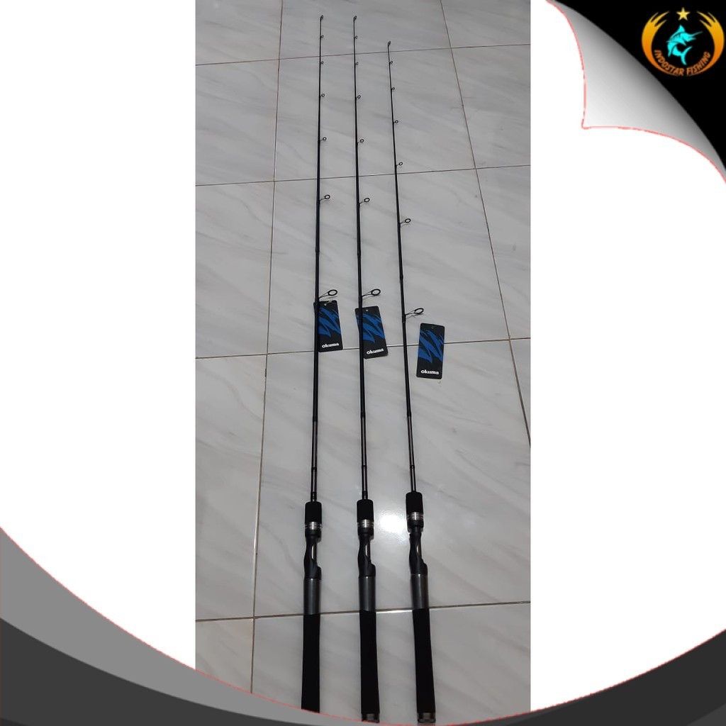 ROD JORAN GALATAMA OKUMA ALTERA 562 DAN 602 SPINNING Free Packing Pipa Paralon/PVC Indostar