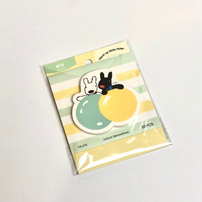 

M&G Stand-Up Sticky Notes Gaspard Et Lisa 50 Sheet 2X2 Inch QS22U193 - M&G, GASP YS-470
