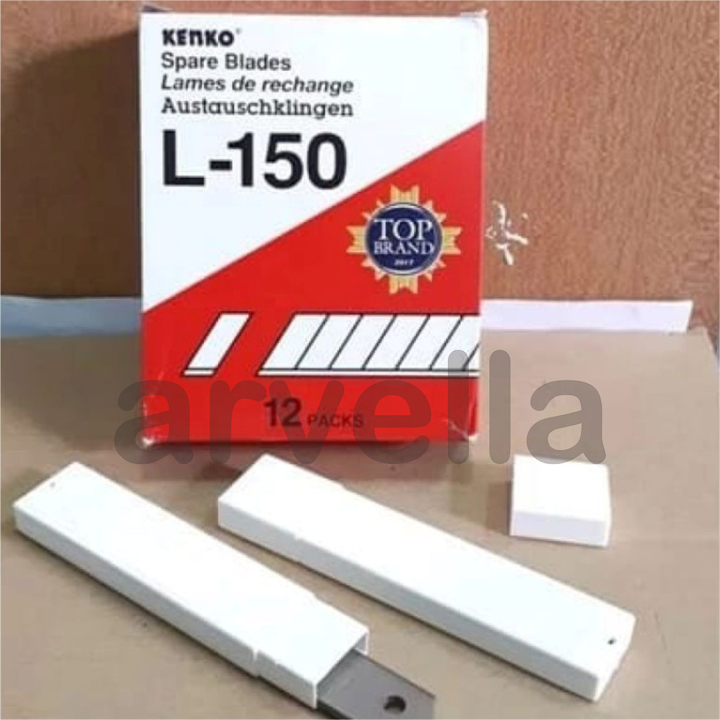 

Isi Cutter Kenko L-150 – Mata Pisau Cutter Besar 12 Pack