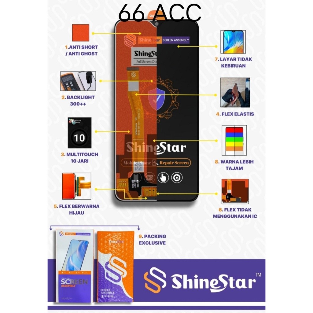 LCD SHINESTAR SAMSUNG A70 / A705 / A70 2019